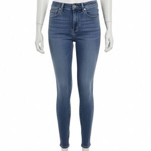 7 For All Mankind Womens Jeans Sz 24 Y2K High Waist Ankle Skinny Slim Denim